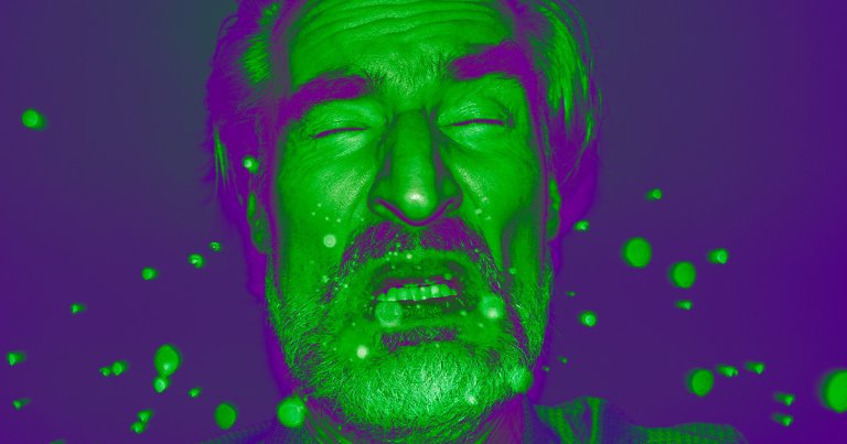 A man in Florida had such an epic sneeze that he pushed his guts outside his body after he had surgery 15 days ago.