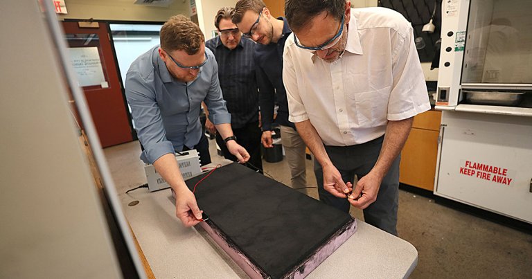 Researchers have come up with a new way to store energy inside a modified concrete, a potential solution to a growing energy storage problem.