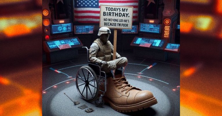 We found the one piece of AI-generated Facebook sludge to rule them all — and it has one giant boot and a birthday wish.