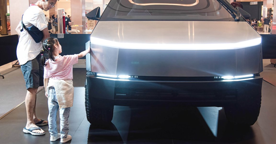 With its intimidating exterior, Tesla's Cybertruck is deeply polarizing to adults, but it's a huge hit with one demographic: kids.