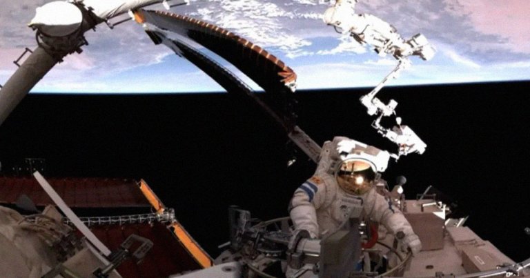 Two astronauts ventured outside of China's Tiangong space station to armor its exterior against incoming space debris.