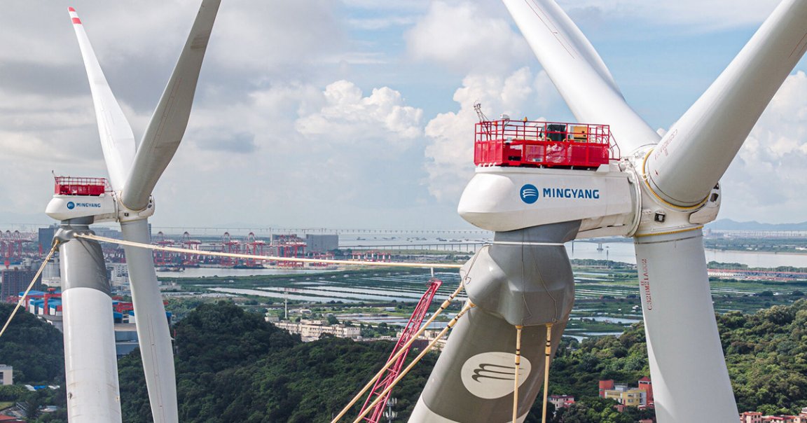 China has built the OceanX, "the world's largest single-capacity floating wind turbine platform." It can withstand hurricanes and typhoons.