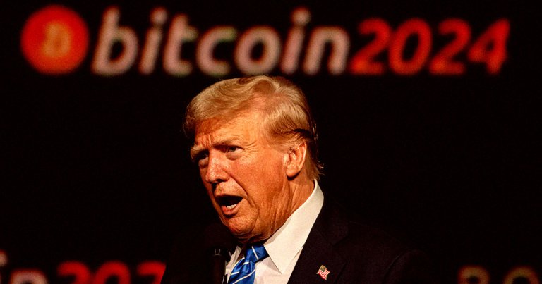 Donald Trump attempted to woo crypto voters by appearing at this weekend's Bitcoin Conference in Nashville.