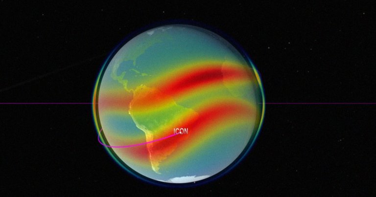 NASA scientists have spotted unusual shapes in the Earth's ionosphere, hundreds of miles above the Earth's surface.