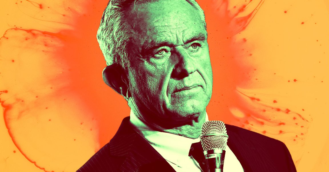 Robert F. Kennedy Jr. wants to strip people of their tech gadgets and send them to government-funded "wellness farms" to grow organic food.
