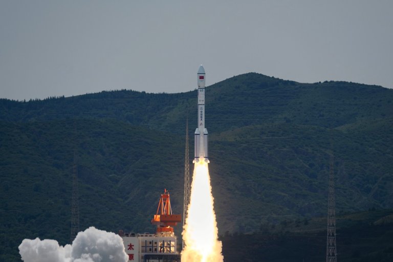 China has deployed its first batch of satellites as it seeks to rival SpaceX's Starlink communications megaconstellation.