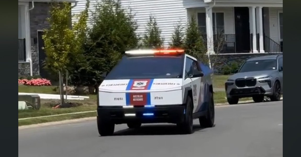 There's a new volunteer emergency vehicle on the streets of South New Jersey: the first Cybertruck ambulance. Yes, you read that right.