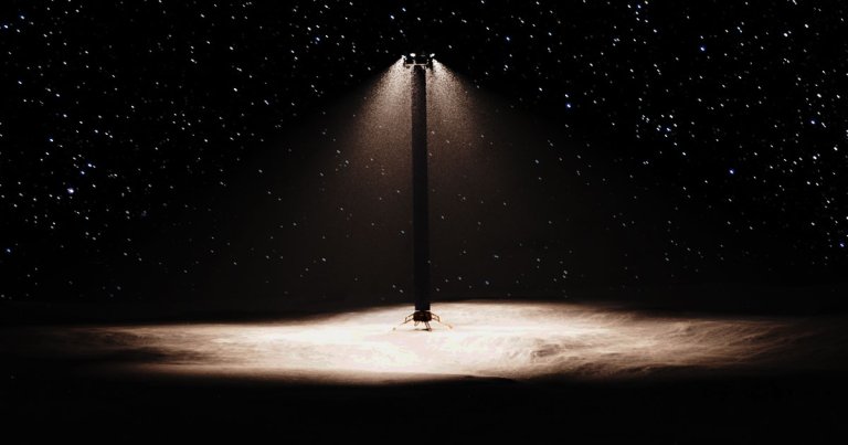 Space tech company Honeybee Robotics has come up with a concept for a 330-foot pole that could act like a streetlight for a Moon base.