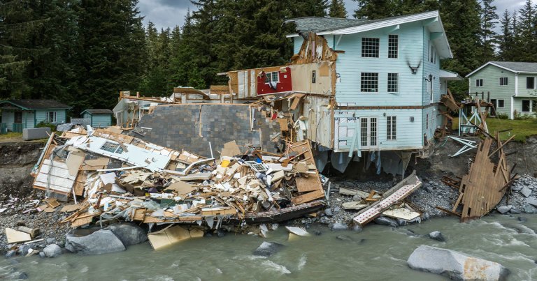 This week, Alaska's Mendenhall glacier has flooded its accompanying river in Juneau, doing "unprecedented" damage to the local community.