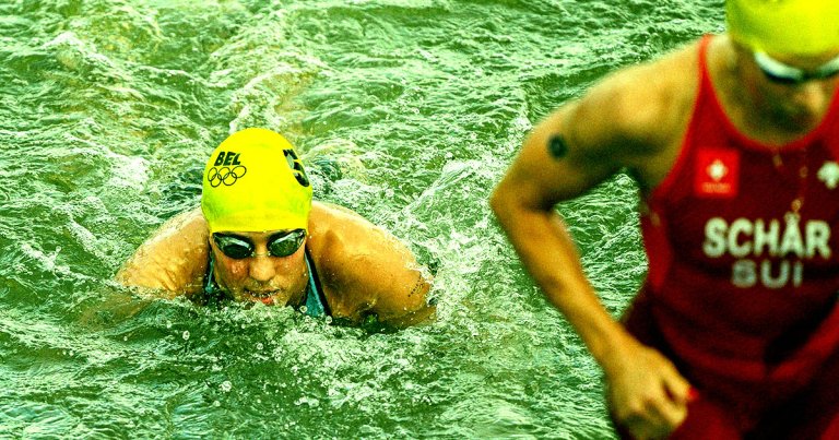 Belgium's Olympic team announced it had forfeited a competition after one of its athletes became sick after swimming in the Seine River.