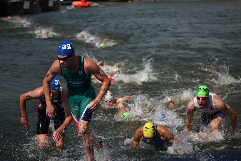 The safety of the Seine River continues to be called into question after a practice session for marathon swimmers on Tuesday was canceled.