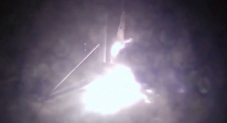 The SpaceX booster crashed Wednesday after successfully completing its mission to deliver Starlink satellites to orbit.
