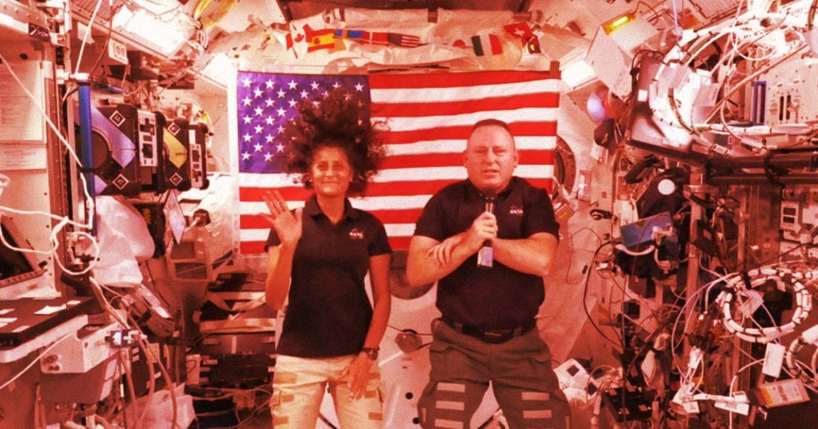 NASA astronauts Butch Wilmore and Suni Williams have been stuck on board the ISS or months now. They've since taken up gardening.