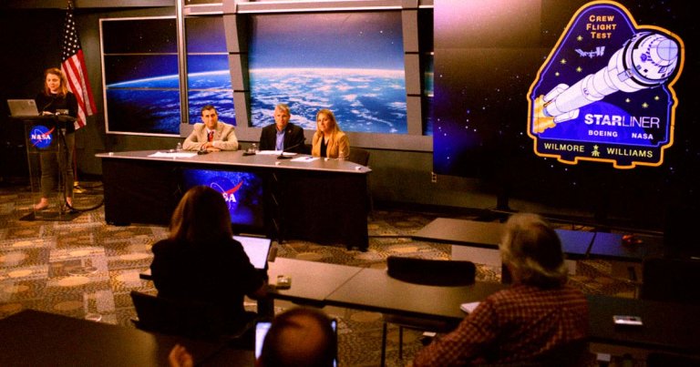 Boeing executives were scheduled to attend the presser at NASA's Johnson Space Center after Starliner's landing, but didn't show up.