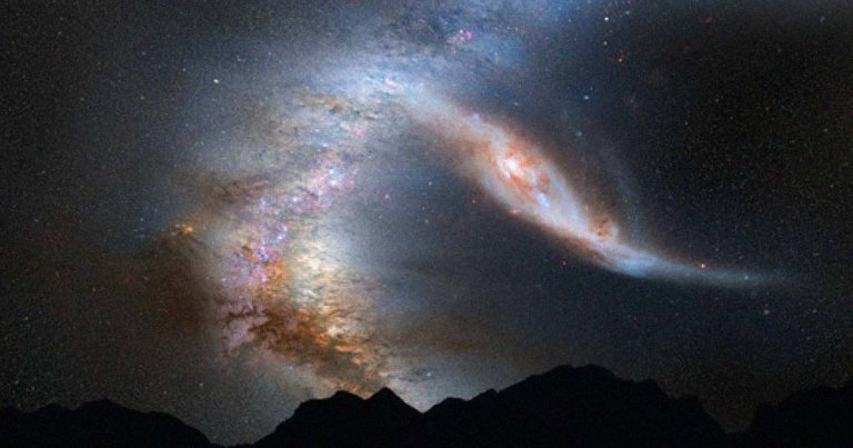 Researchers suggest the outer boundary of the Milky Way may stretch much farther than initially thought and is already touching Andromeda.