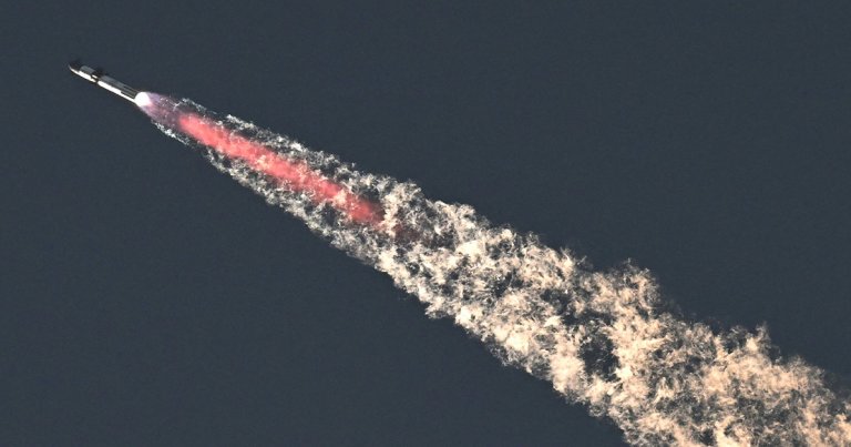The explosions during the second orbital Starship test flight created a hole in the ionosphere, according to new research.