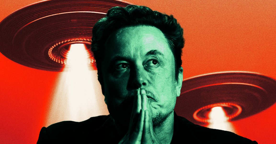 Elon Musk may not be the biggest believer in aliens — but if he ever sees them, he's going to post them on X.