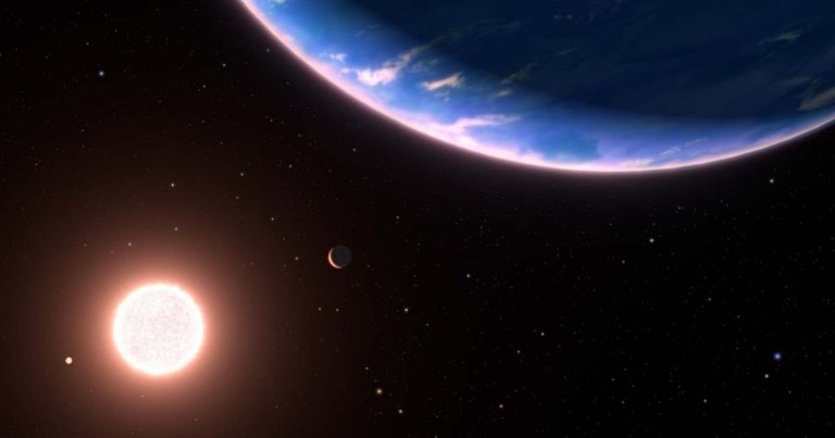 The James Webb Space Telescope was used to spot a new kind of alien planet: a watery "steam world" with an atmosphere of hot water vapor.