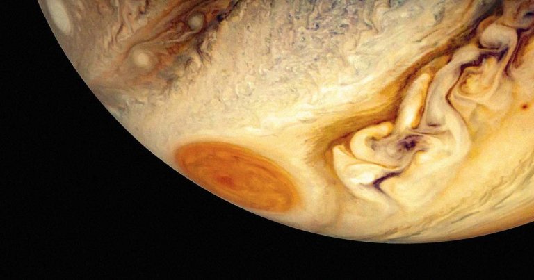 Jupiter's Giant Red Spot is large enough to swallow Earth — and as new imagery suggests, it's a lot weirder than previously thought.