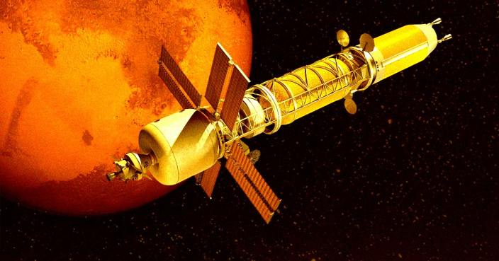 Rocket In Mars NASA Announces Nuclear Mission to Mars by 2028