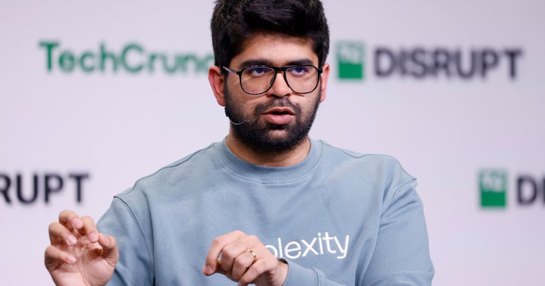 The CEO of the AI search engine Perplexity seemed perplexed when asked how his company defines "plagiarism."