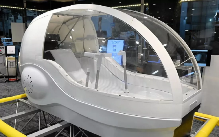 Japanese showerhead company Science Co. will debut the "human washing machine of the future" at the Osaka Kansai Expo in April.