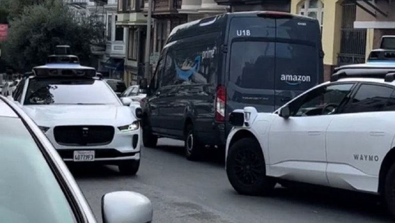 In San Francisco, a new viral video shows that Waymo's robotaxis are once again causing way-mo problems than expected.