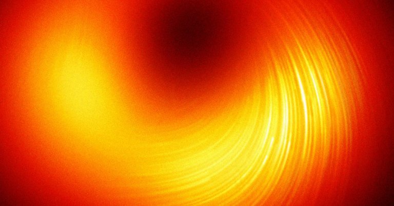 The hole in the first-ever image of a black hole released a massive burp of gamma rays while astronomers were staring at it.