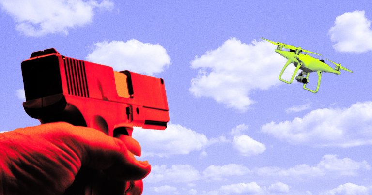Florida Man in Trouble for Shooting Walmart Drone With 9mm Handgun