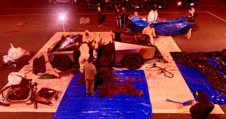 The Cybertruck bomber made unsubstantiated claims about the recently spotted drones and left behind a deranged manifesto.