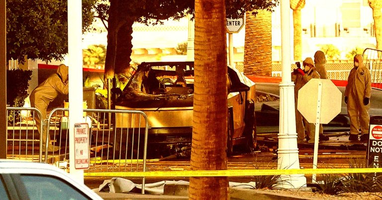 A Tesla Cybertruck exploded outside Trump Towers in Las Vegas early Wednesday morning. Elon Musk says it's a poor choice for a car bomb.