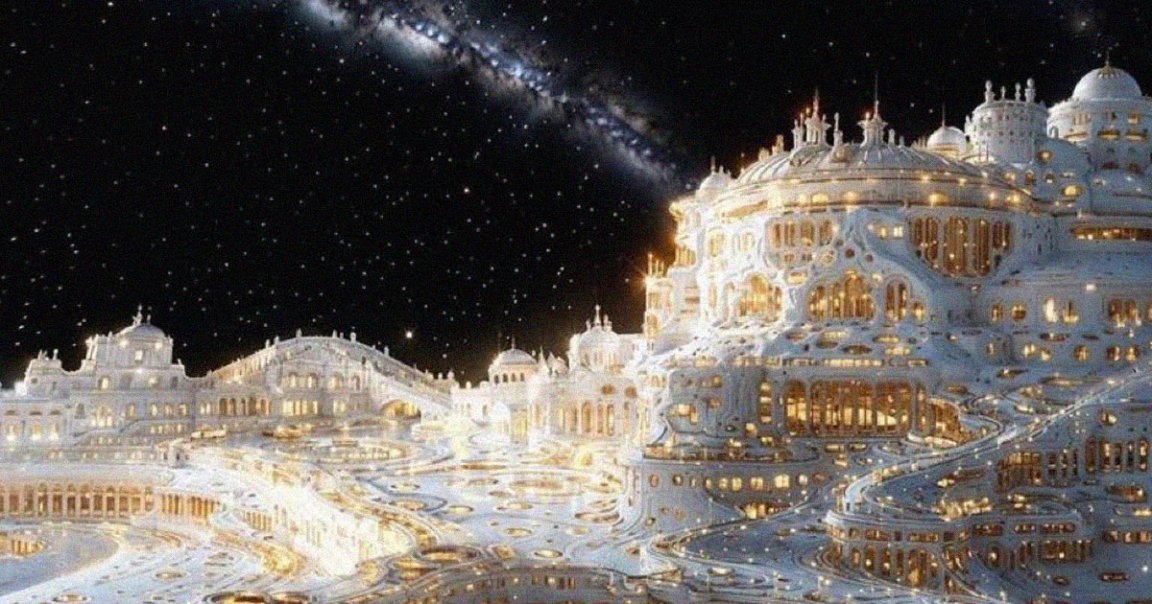 A "leaked photo of heaven" has been going mega viral on social media this week, the kind of low-brow AI slop that's already ubiquitous.