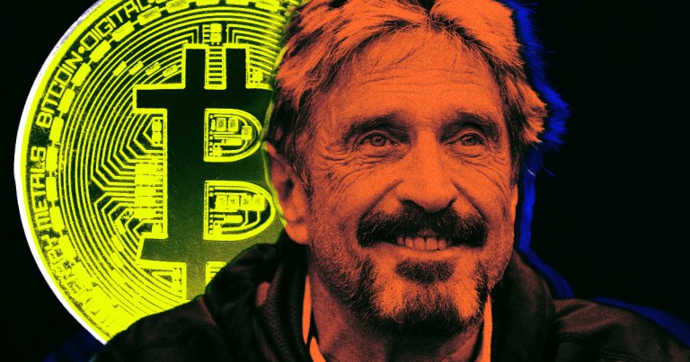 Antivirus guru and erstwhile tax outlaw John McAfee is back from the dead, and he wants to sell you a meme coin.