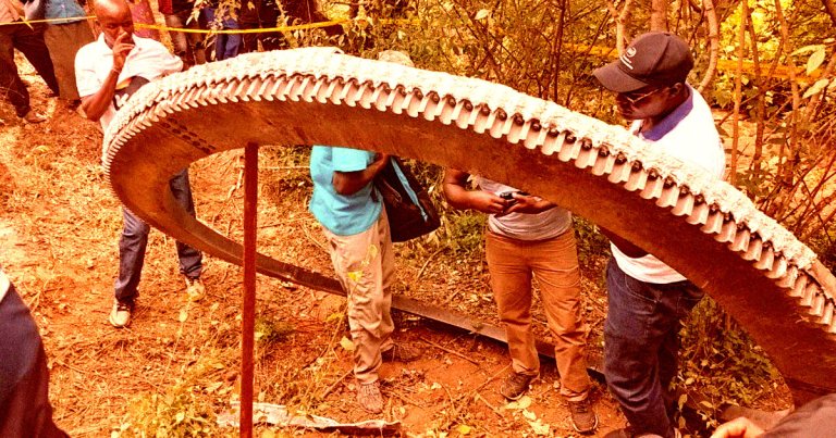 The Kenya Space Agency identified a "red-hot" eight-foot metal ring as a piece of space junk. Experts are still torn about its exact origin.