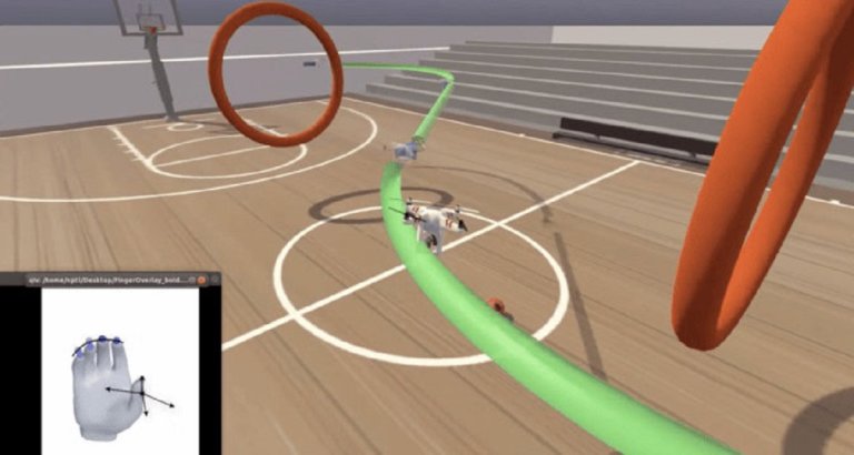 A groundbreaking brain implant has allowed a paralyzed man to control a virtual drone and fly it through an obstacle course.