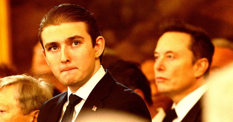 A fake meme coin named after Trump's youngest son, dubbed Official Barron Meme, took off on Monday, before crashing almost immediately.