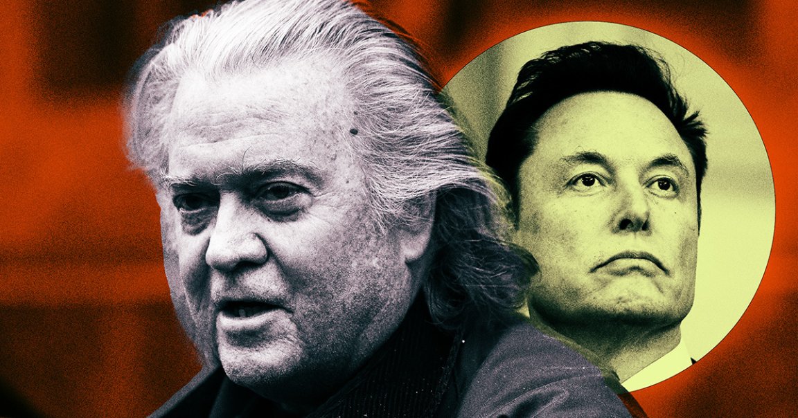 Former Trump White House staffer Steve Bannon blasted Elon Musk's power grab in a recent interview, highlighting tensions on the right.