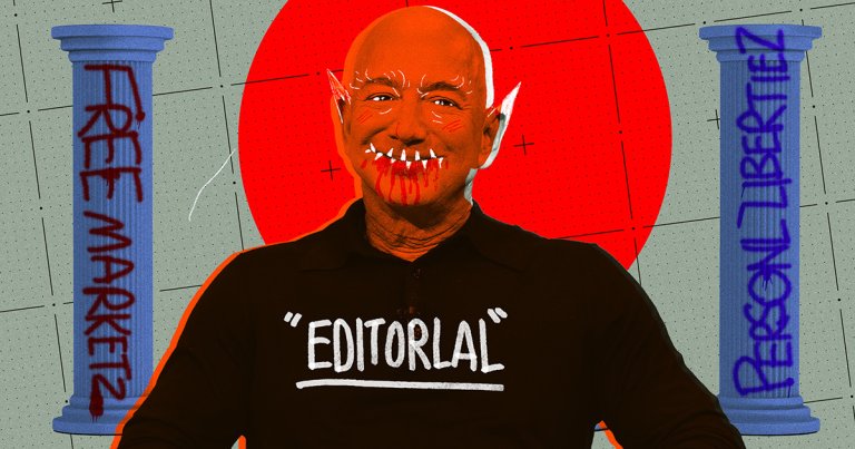 The Washington Post's billionaire owner has decided that the paper will no longer tolerate opinions he disagrees with.
