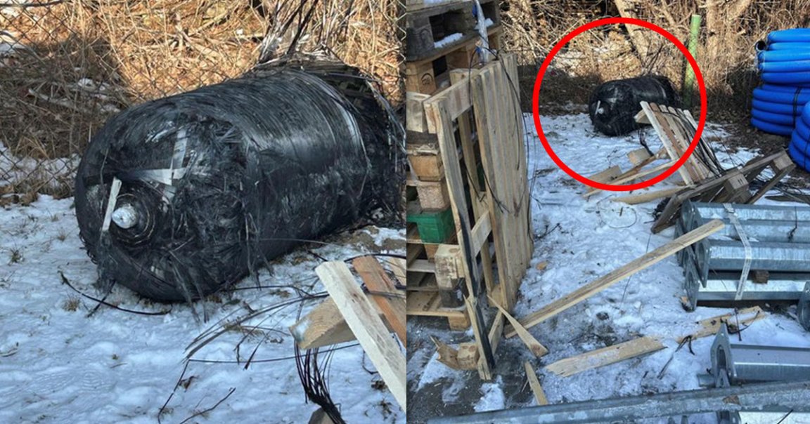 A man in Poland discovered the purported remains of a second stage of a SpaceX Falcon 9 rocket in his backyard.