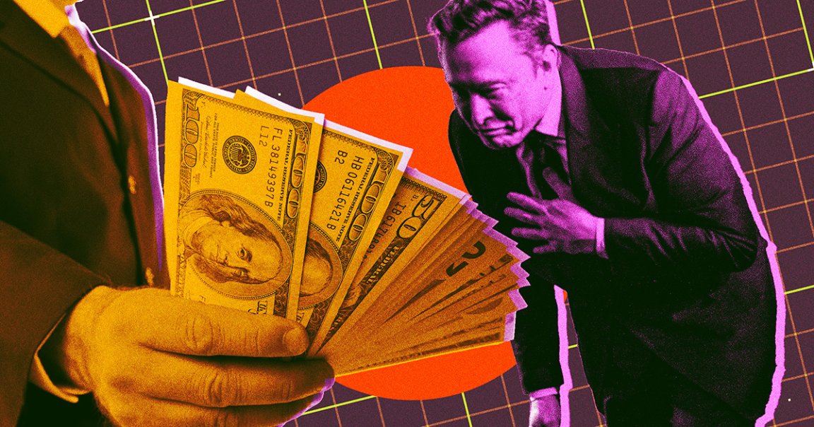 As Musk's fraught purchase of Twitter continues to hemorrhage money, the mogul is searching for more suckers to pad his fall.