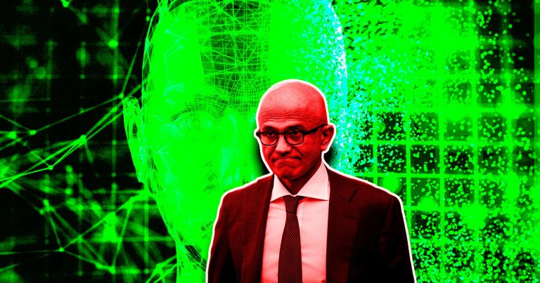 Microsoft CEO Satya Nadella, whose company has invested billions of dollars in ChatGPT maker OpenAI, has had it with the AI hype.