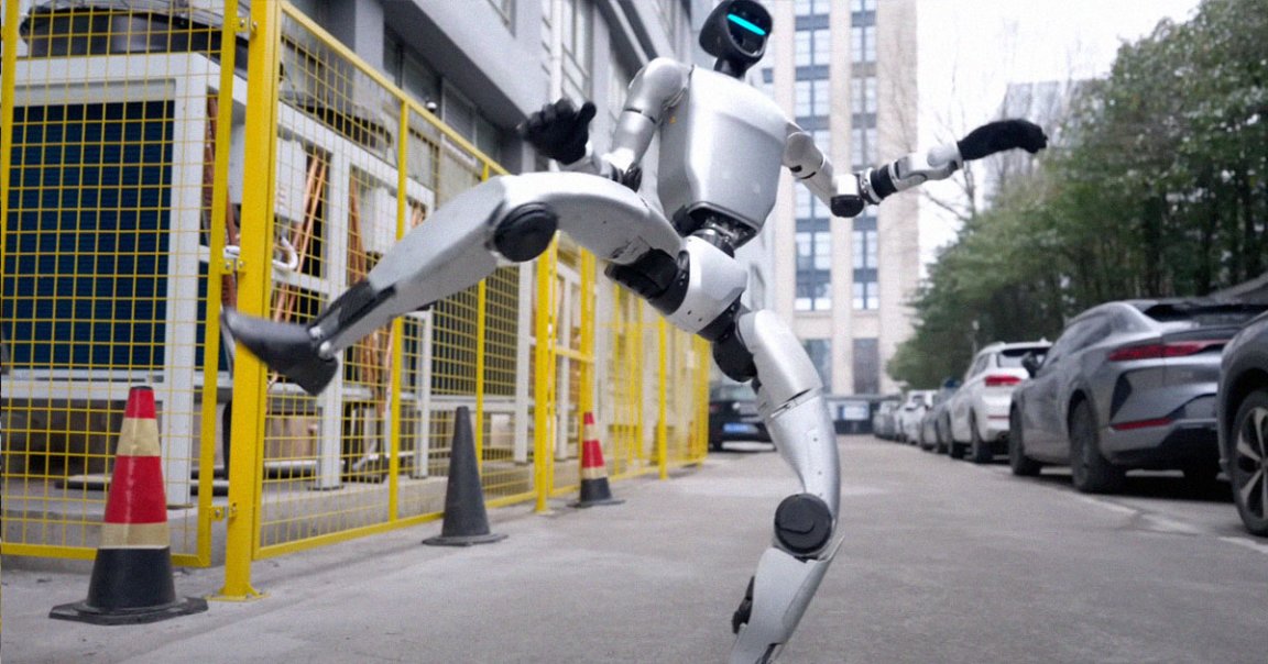 Chinese robotics company Unitree has shown off its G1 humanoid robot pulling off some gnarly kung fu moves.