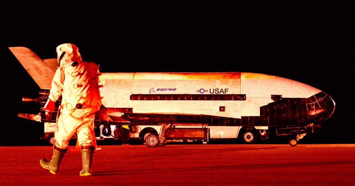 The United States Space Force has unexpectedly published a photo its top-secret X-37B space plane took while orbiting the Earth last year.
