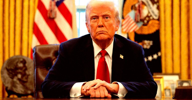 President Donald Trump's chaotic tariffs hit US-based AI chipmaker Nvidia's stock, wreaking havoc with the AI industry he claims to support.