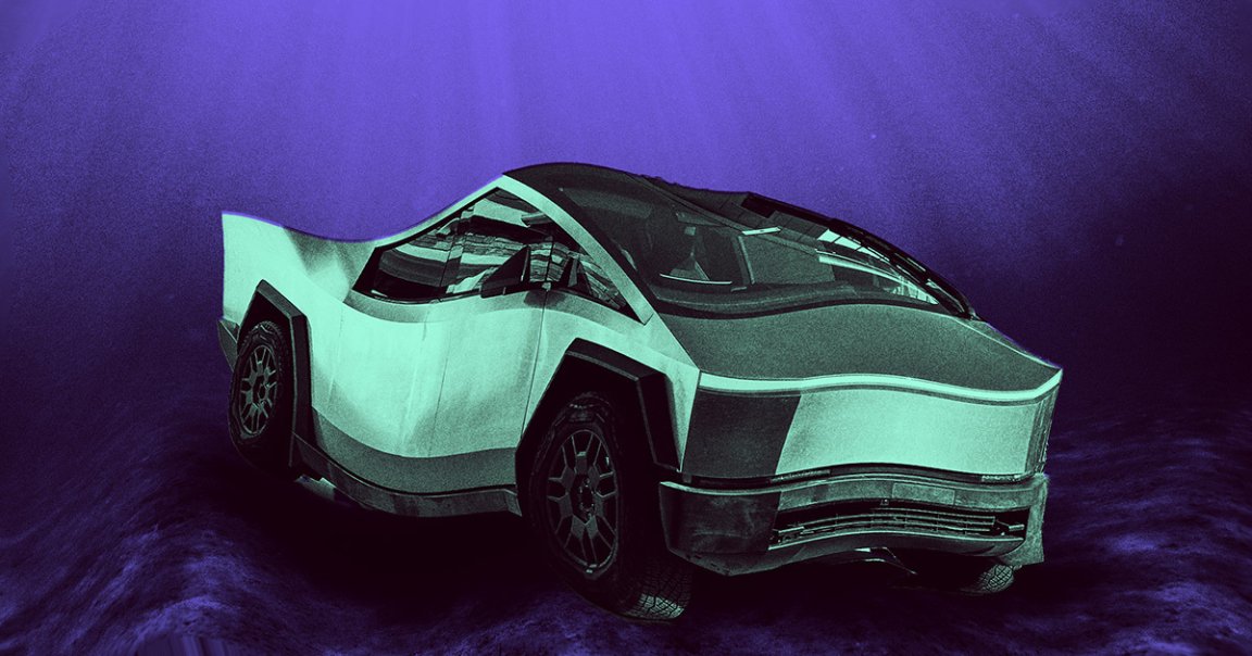One Cybertruck driver in California accidentally discovered a unique new mode to park his pickup truck of the future.