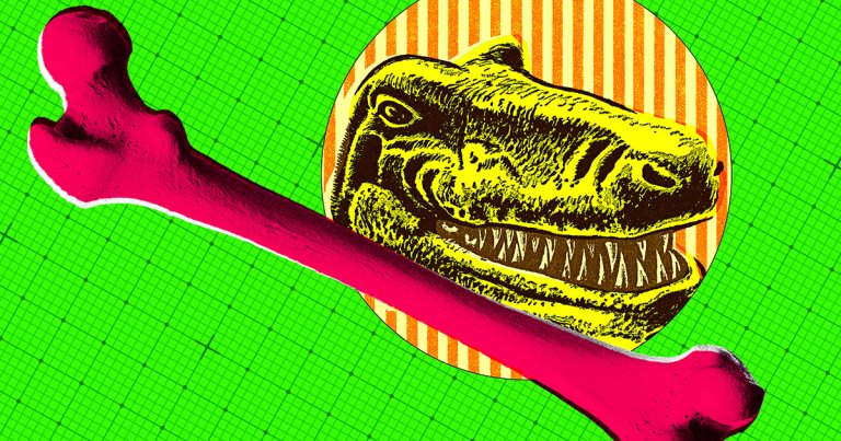Out in wild, wild West Canada, a self-appointed "dinosaur erection specialist" is inviting visitors to come see his fancy bones. 