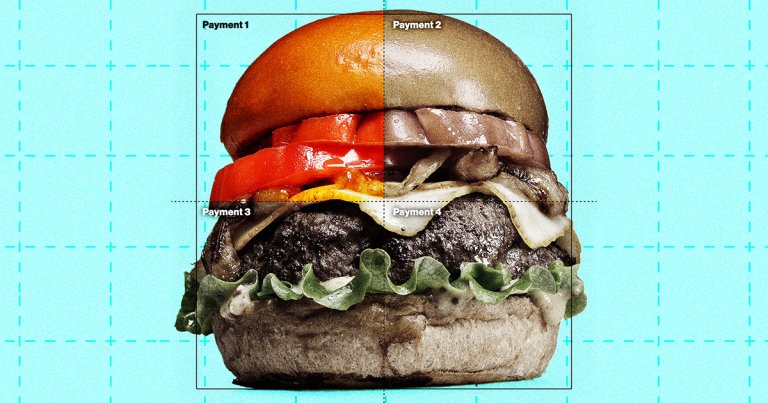 A new partnership between two startups will soon offer Americans the choice to pay for their delivered food in four easy payments.