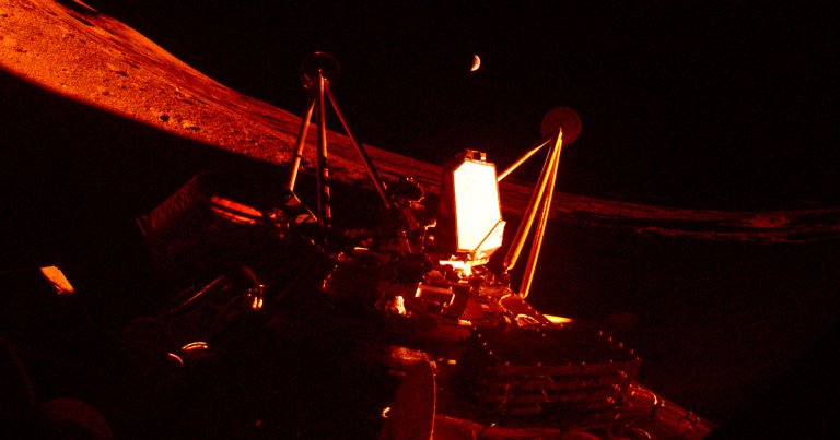 Intuitive Machine's lander toppled over inside a crater on the Moon's south pole after making its landing attempt this week.