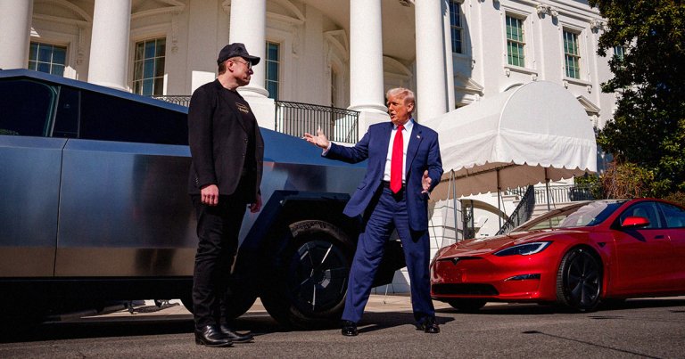 During a highly unusual showroom event, president Donald Trump gushed over Tesla's offerings. The stunt could end up hurting the carmaker.