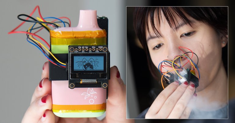 We spoke to the bright engineering minds who brought a vape-connected "Tamagotchi" — which dies if you don't inhale — to life.